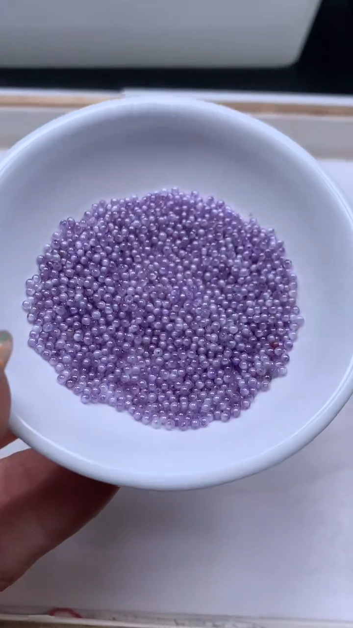 未镶嵌天然锆石散珠E22 冰紫锆石2mm80个6.8元