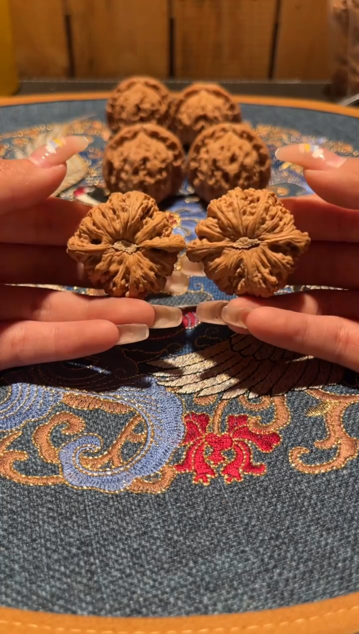 把件文玩核桃248密纹40