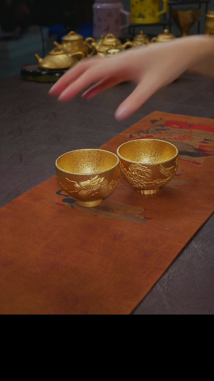 杯【宜景窑系列】龙凤对被