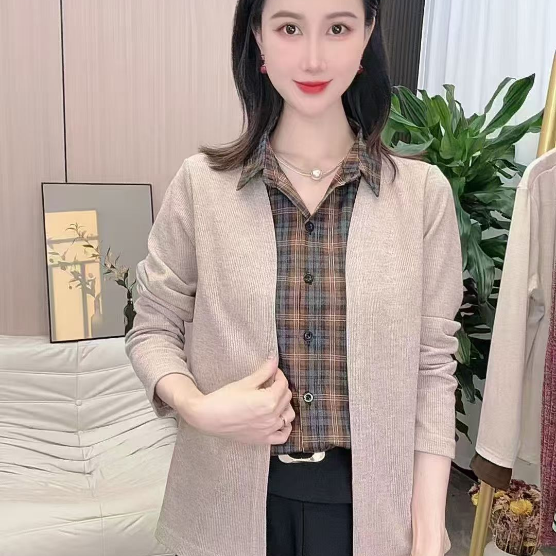 YLY-8996长袖秋季短款时尚女装衬衫