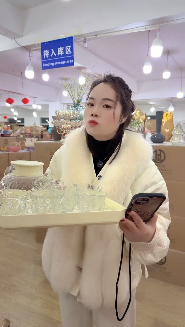 【闪购商品】琉璃迪喜花器-g-早21