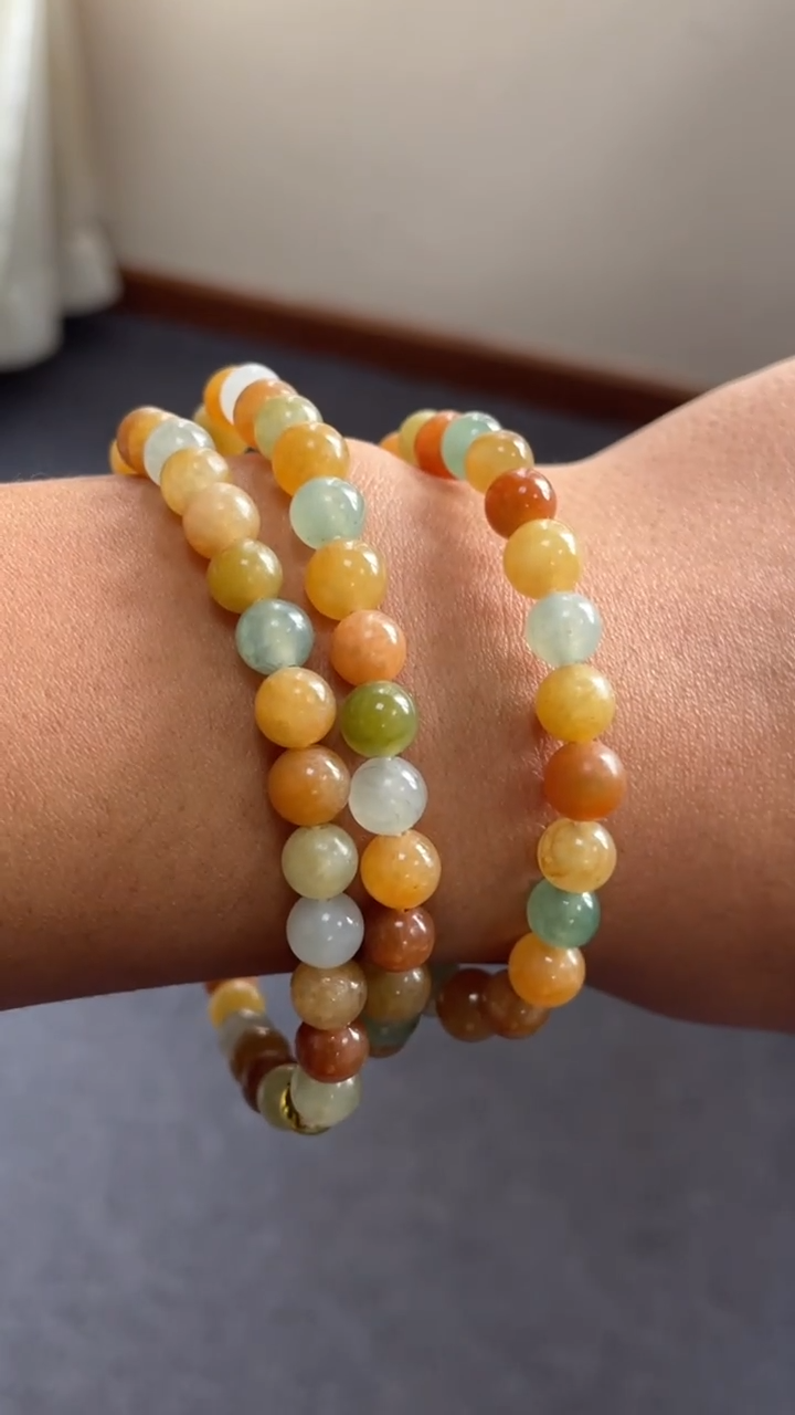 【闪购商品】定制翡翠未镶嵌手串780+78