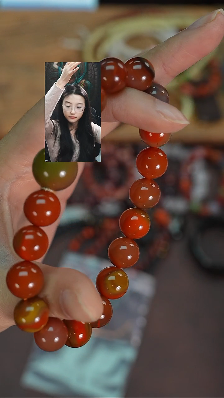 未镶嵌手串玛瑙/玉髓乾*坤若雨臣品质回血