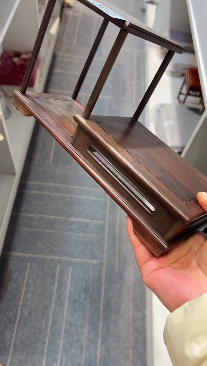 【闪购商品】红酸枝木类端景台工艺品底座