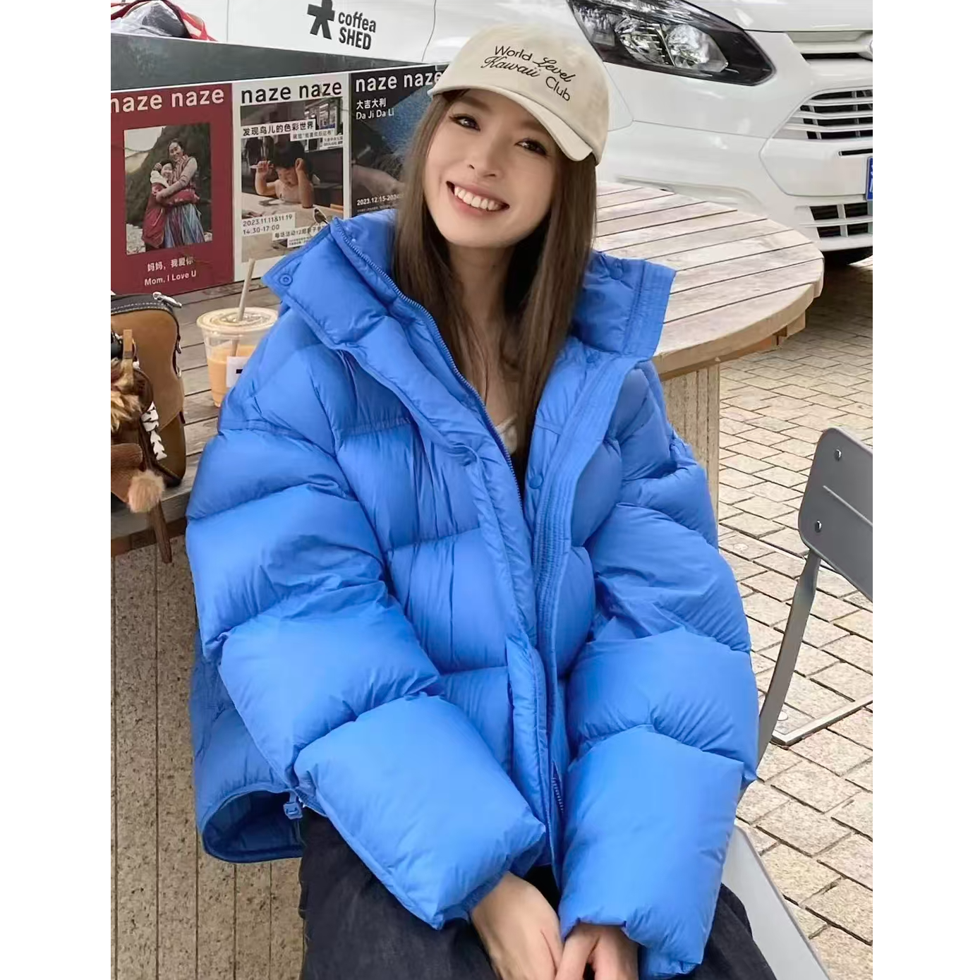 波波家明星同款短款泡芙 羽绒服 小个子百搭时尚款