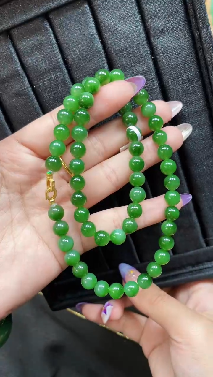 【闪购商品】和田玉项链18K金镶嵌多样性发一