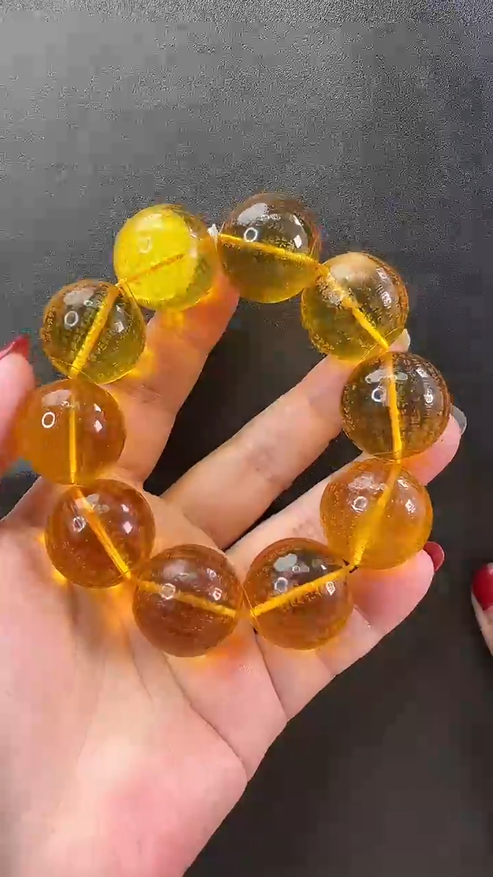 【闪购商品】琥珀手链未镶嵌手串