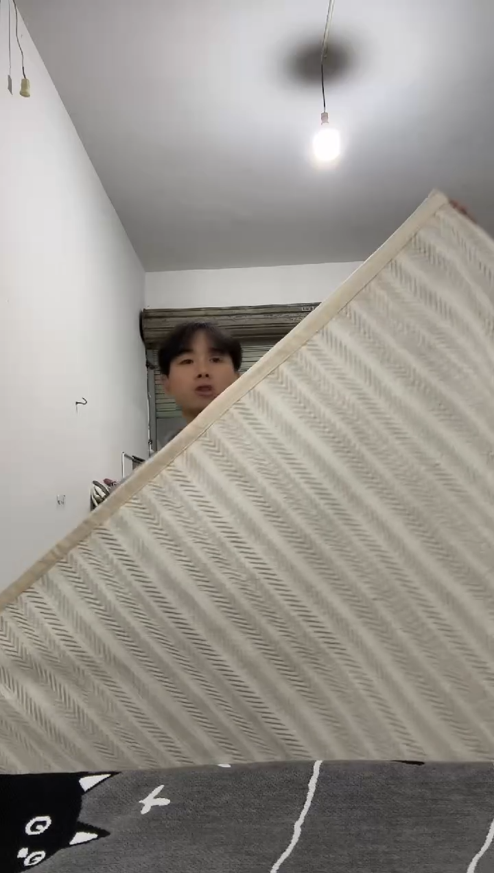 雪尼尔90*280   浅咖鱼骨纹