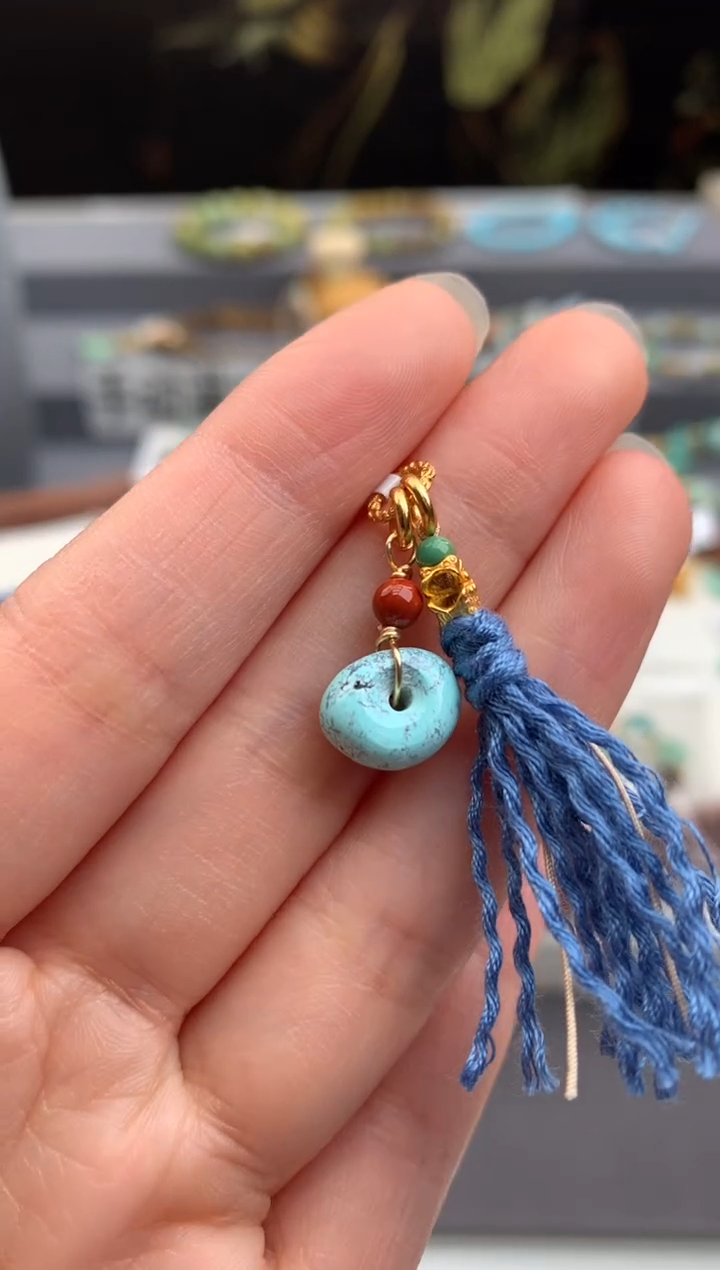 未镶嵌挂件南红玛瑙茜.A90