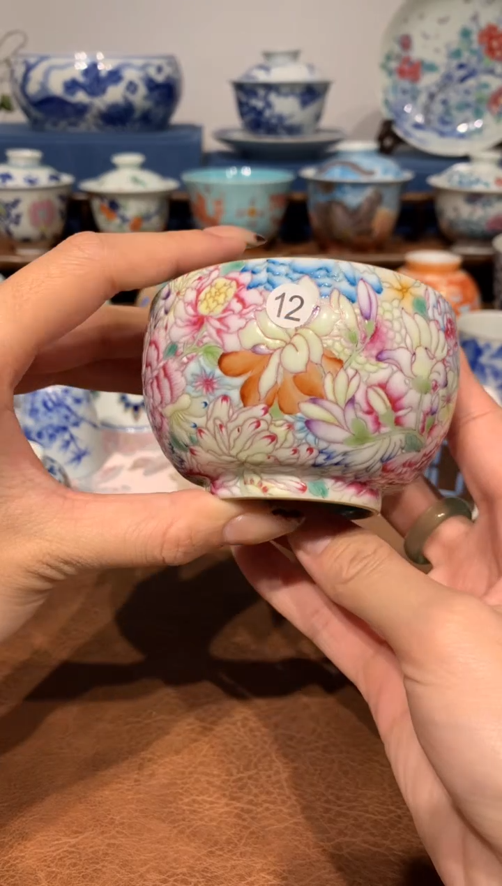 【闪购商品】摆件12万花单杯微瑕发发发发发发