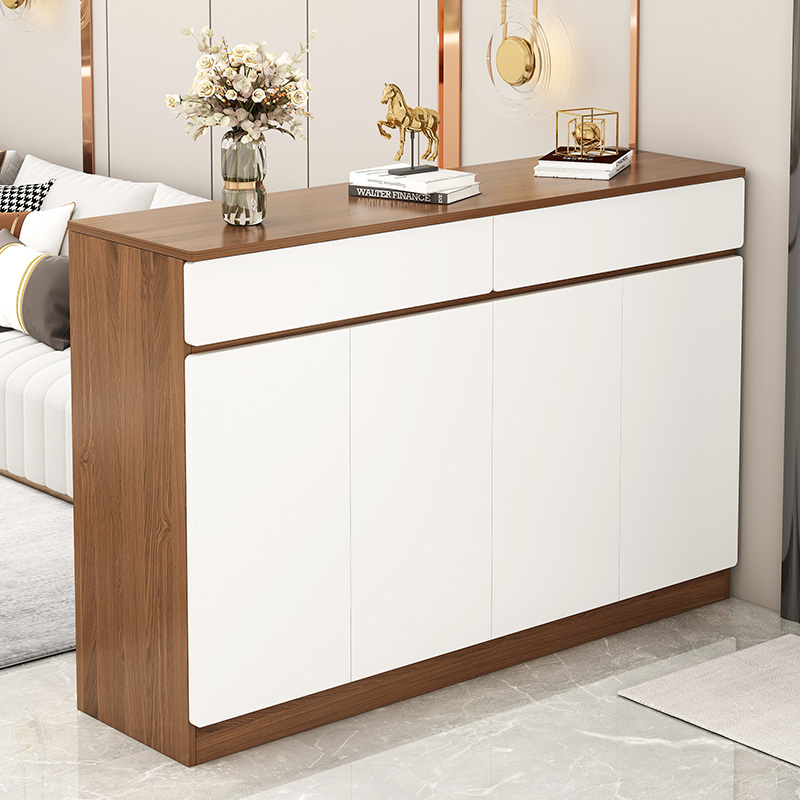 鞋柜家用门口2025新款楼道入户玄关楼道外鞋架带柜门置物鞋架子