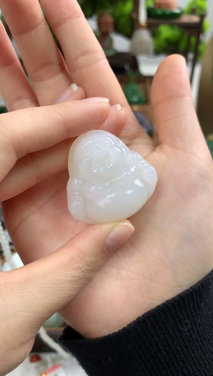 【闪购商品】和田玉颈饰未镶嵌吊坠35mm