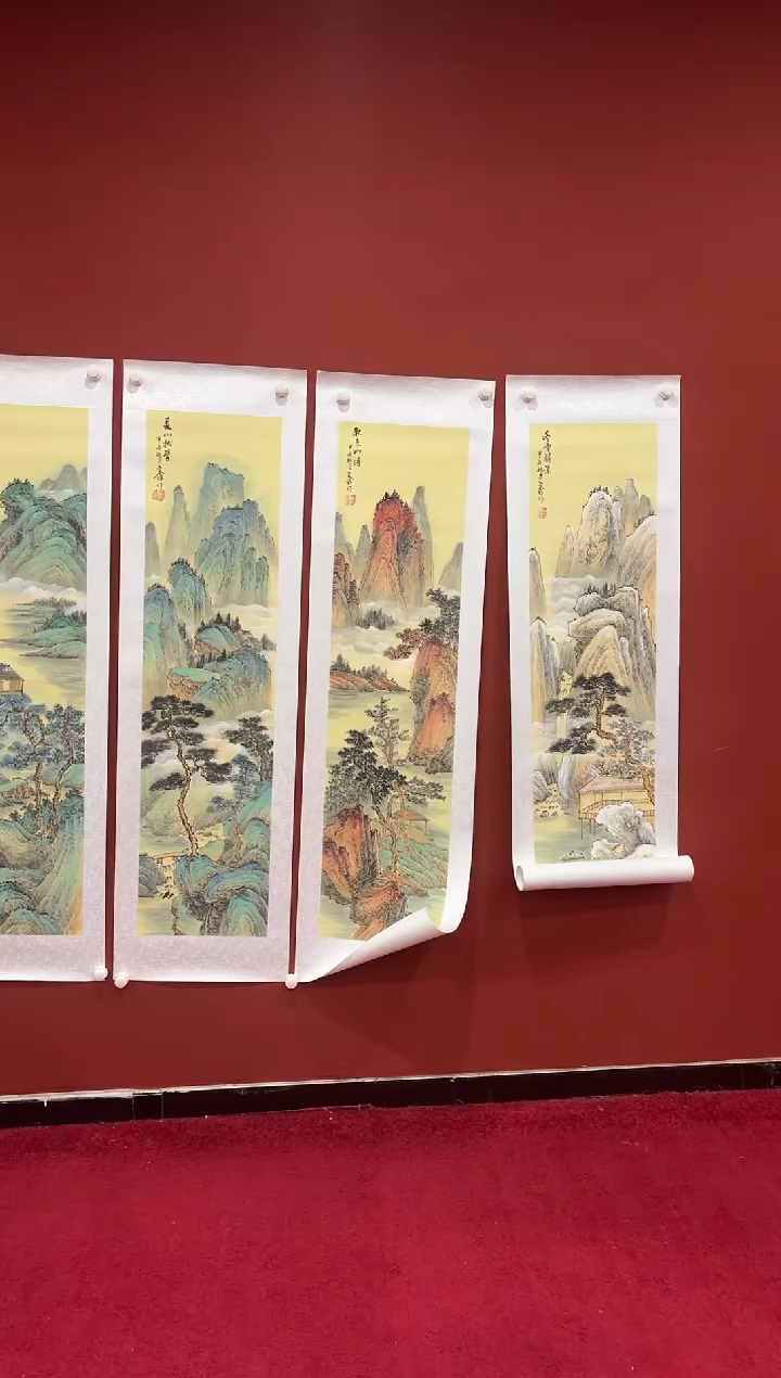 书法巴金鑫 国画 证书锦筒