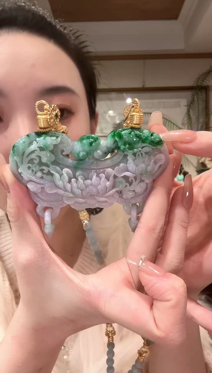 【闪购商品】翡翠颈饰未镶嵌国风