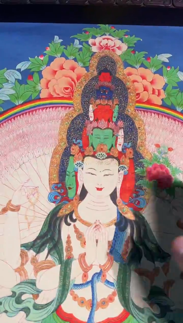 卷轴画路路的唐卡tk160