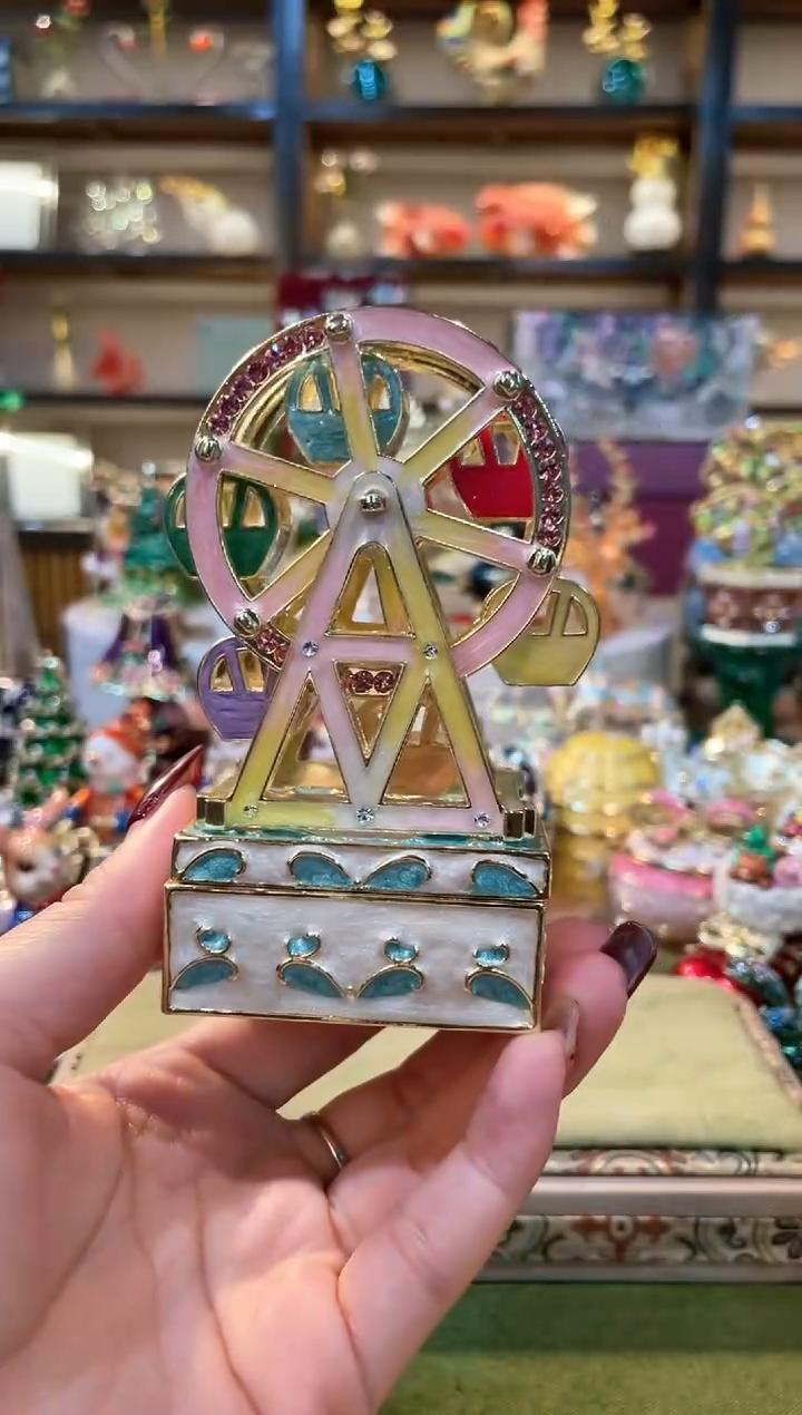 【闪购商品】精致珐琅彩首饰盒