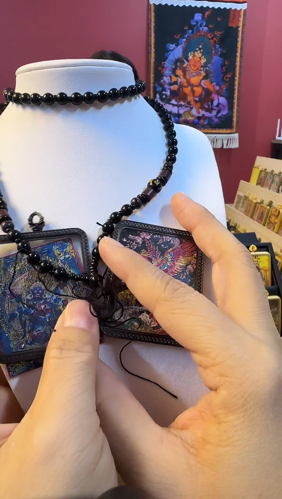 吊坠4*5大黑天凤凰