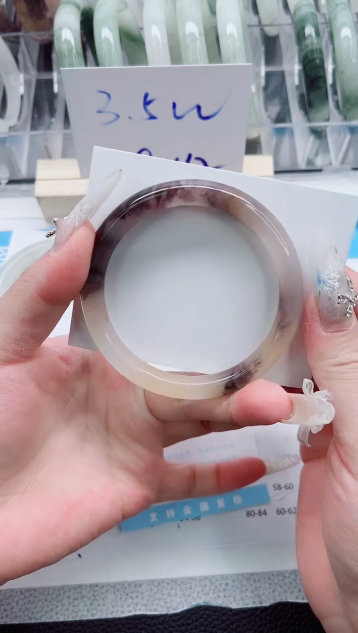 【闪购商品】石英质玉手镯未镶嵌A104-59.6