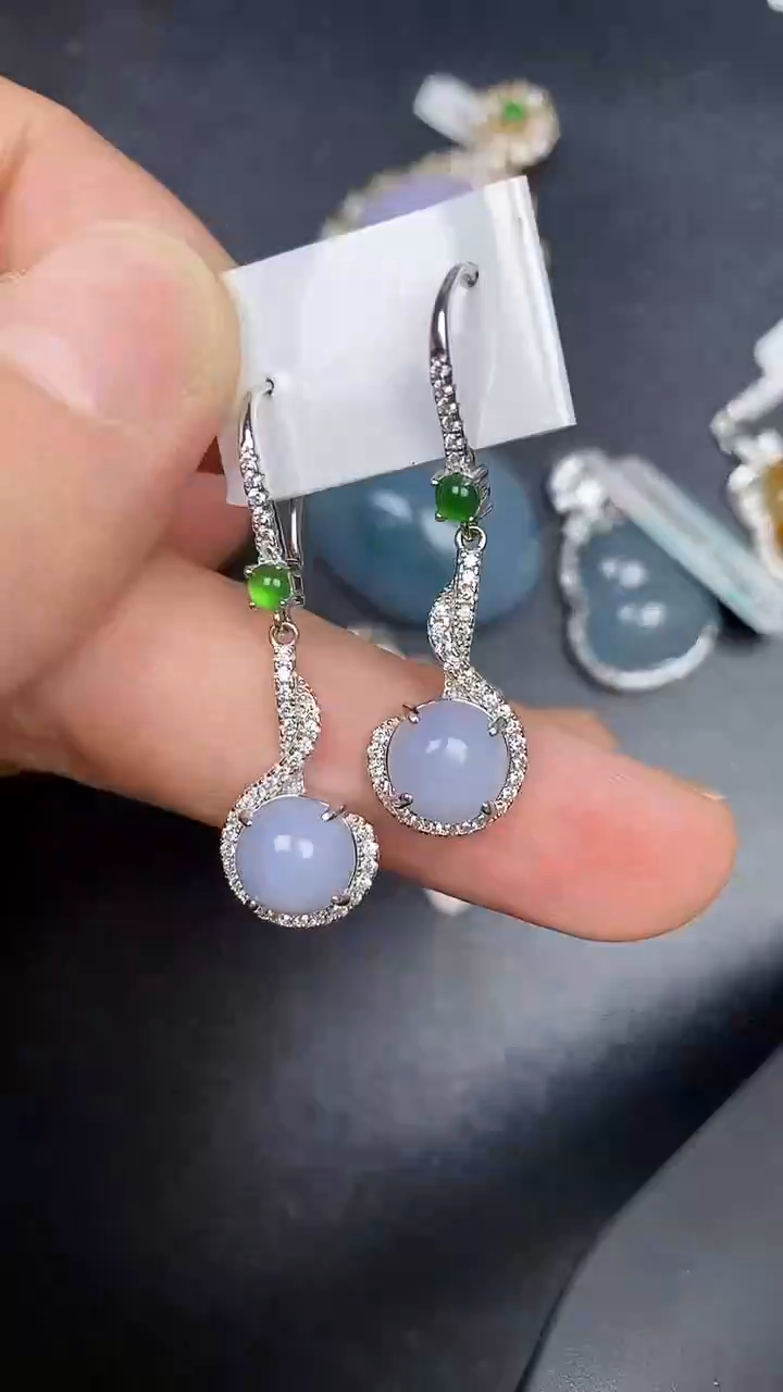 银S925镶嵌戒指翡翠1820