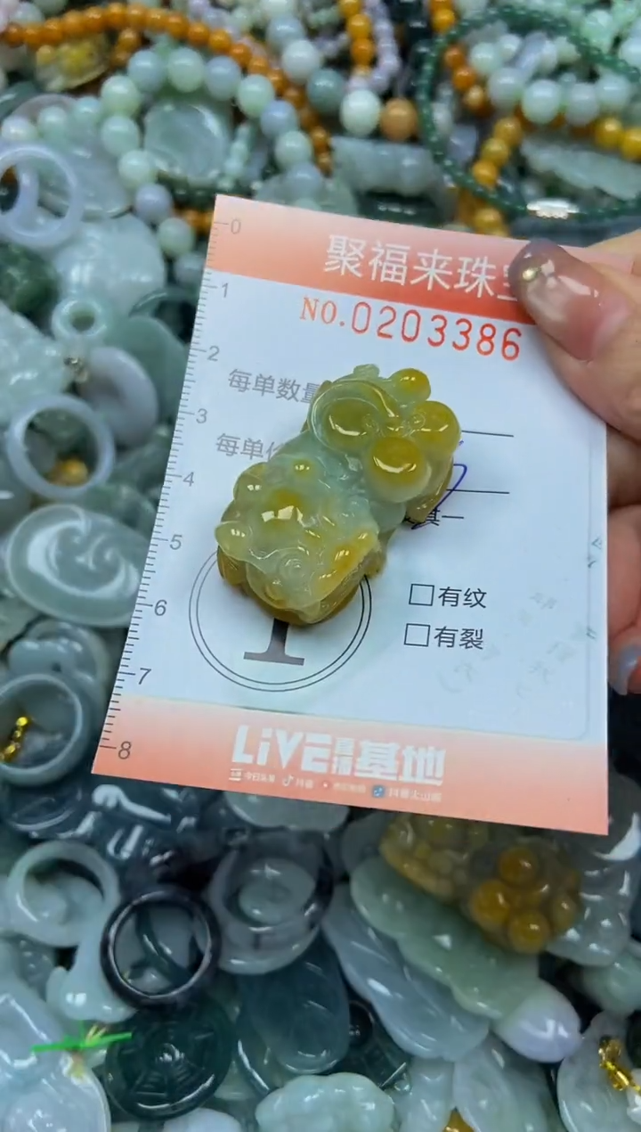 翡翠未镶嵌颈饰闪购0203386