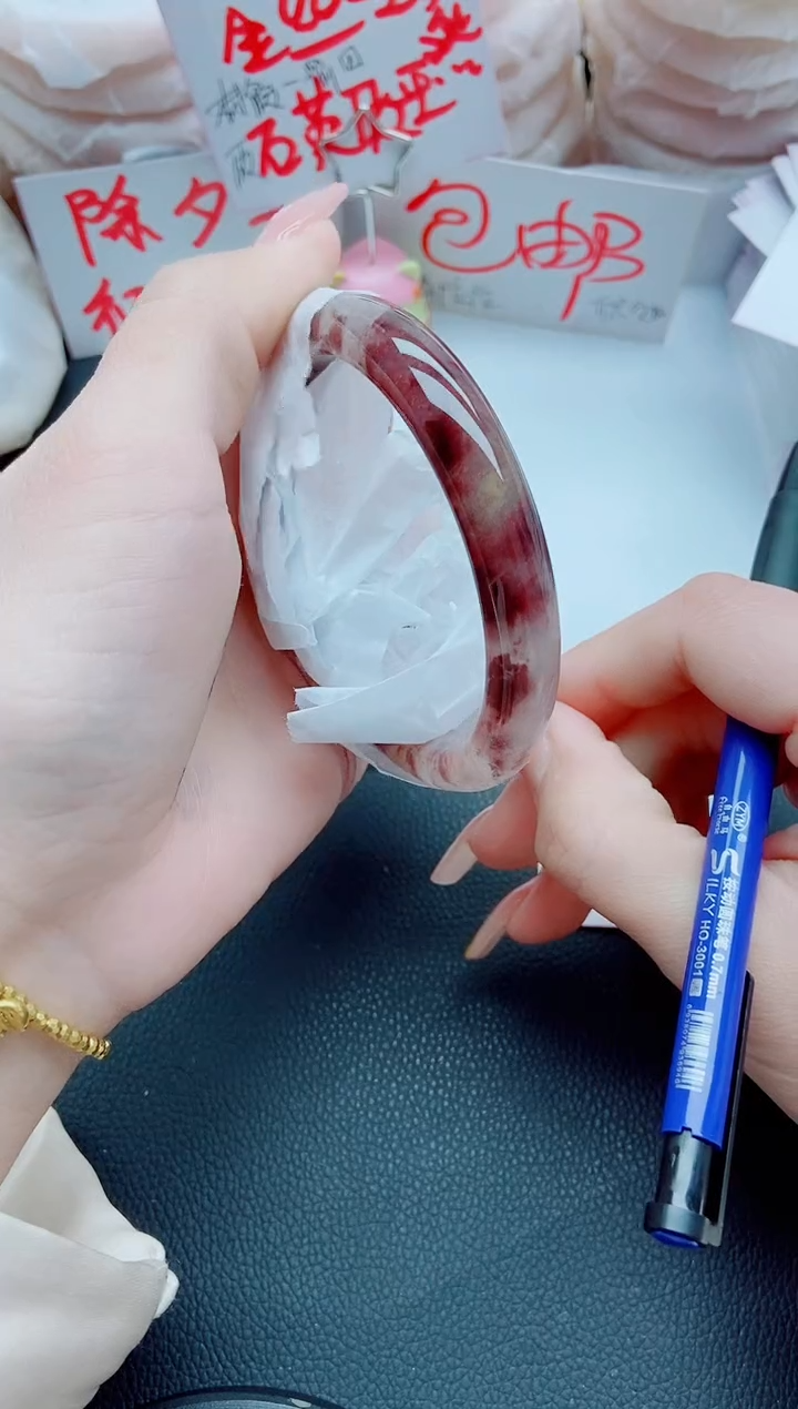 【闪购商品】石英质玉手镯未镶嵌K79-62-63