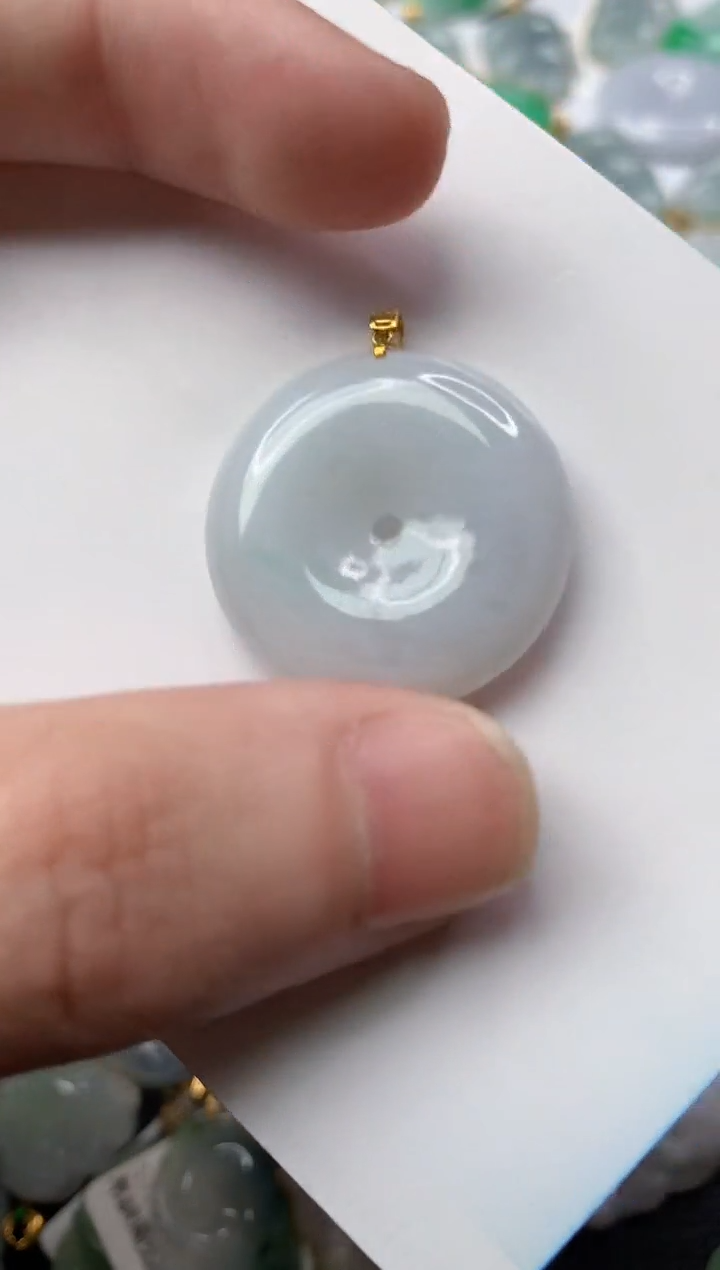 【闪购商品】翡翠颈饰18K金镶嵌2...........