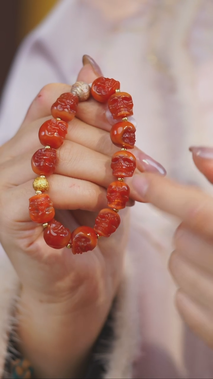 【闪购商品】玛瑙/玉髓手串未镶嵌多样性发一