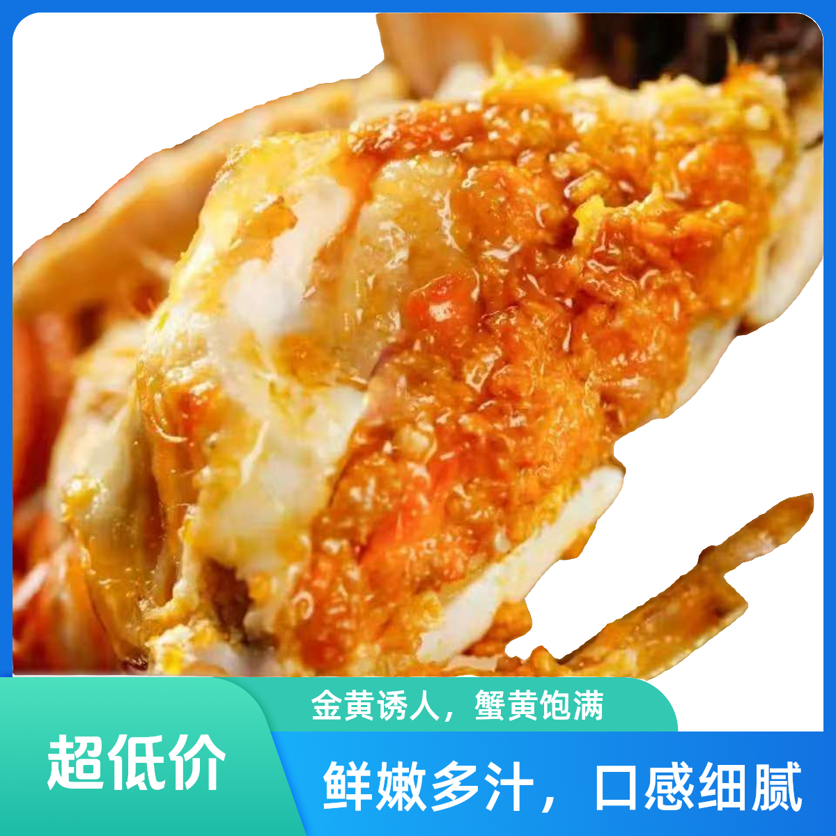 【新鲜活蟹】6月黄河蟹公1.7-2.1两1只