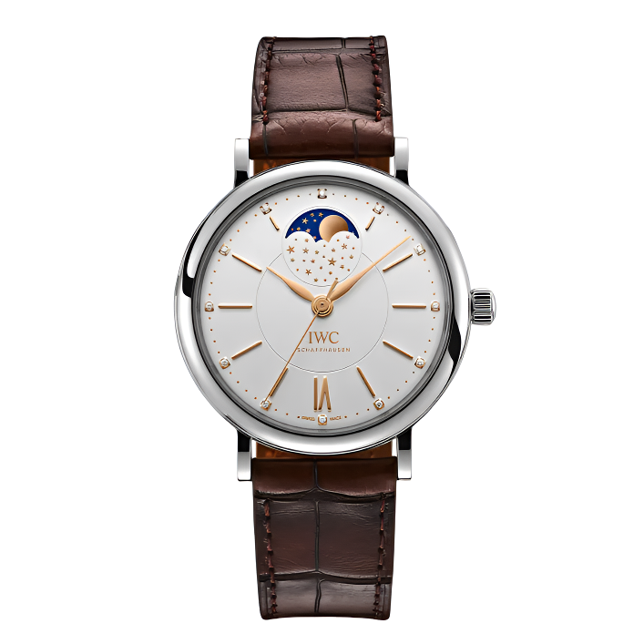 99新 IWC/万国 22年全套/柏涛菲诺月相/37mm钻刻/IW459011/机械表