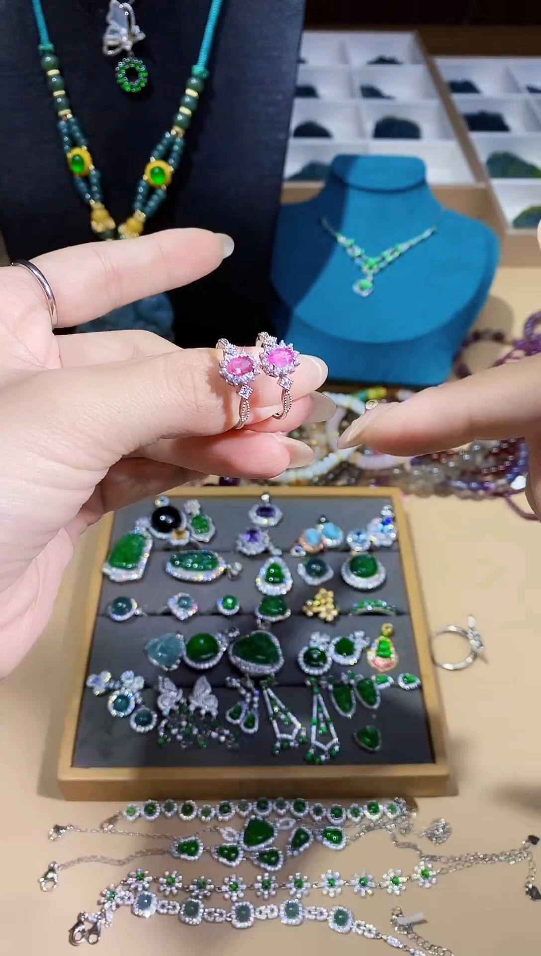 【闪购商品】碧玺戒指未镶嵌多样性发其一【69】