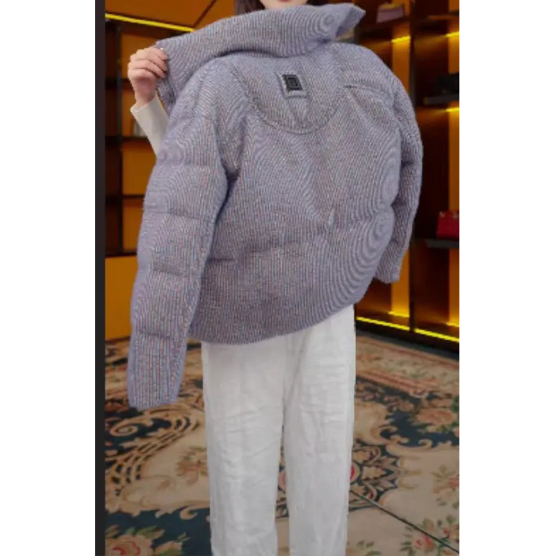 【经典设计款】2025冬季新款时尚外套潮流翻领女士款加厚保暖棉服