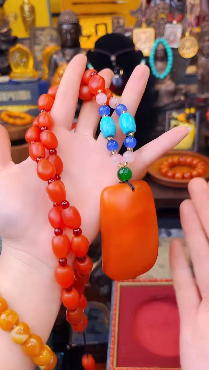 【闪购商品】蜜蜡颈饰未镶嵌大美专属宠粉链接21345689