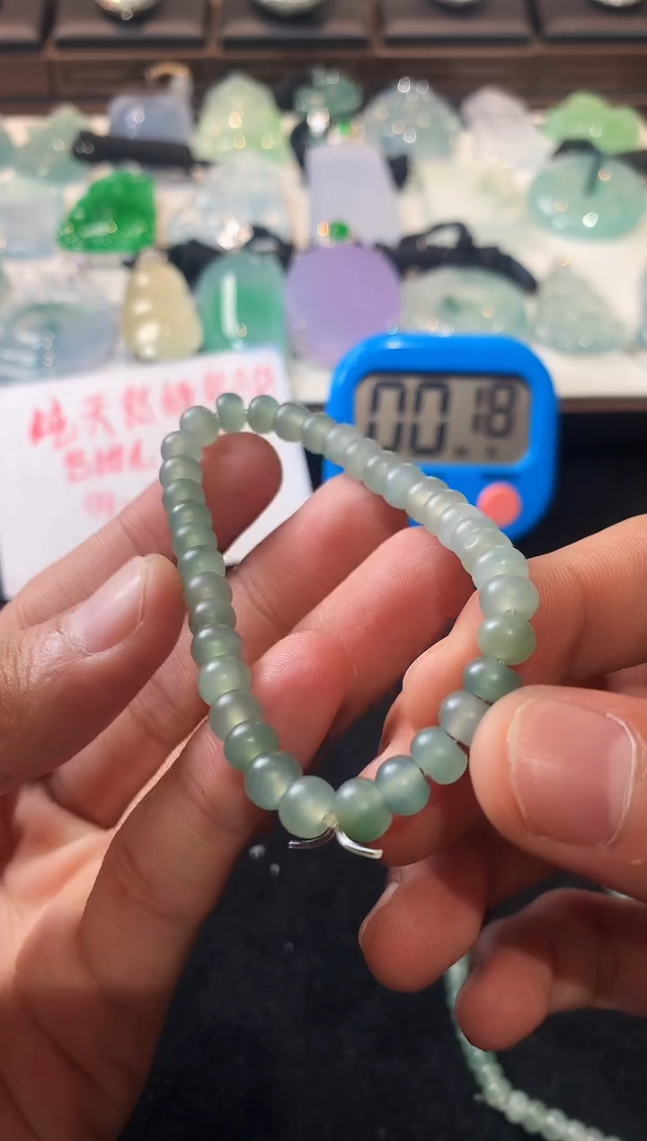 未镶嵌定制翡翠蘑*七  4048毛货不退不换