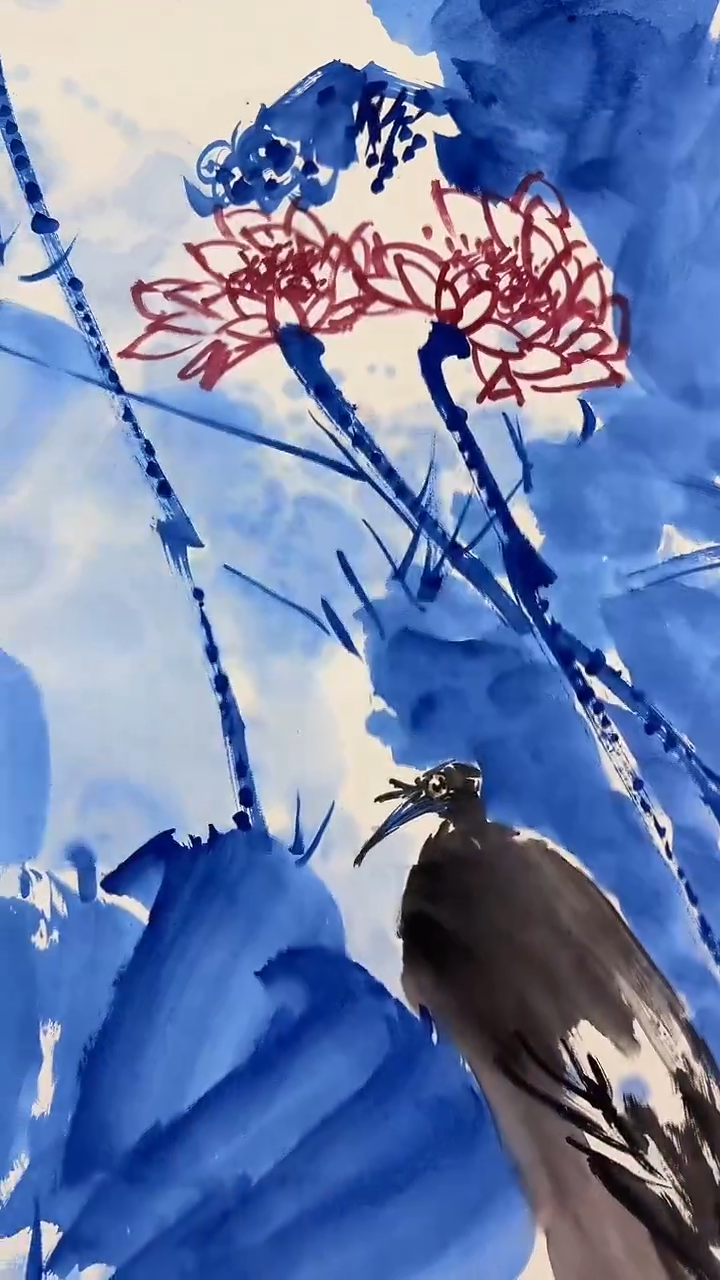 国画王炳杰手绘绘画作品29-31