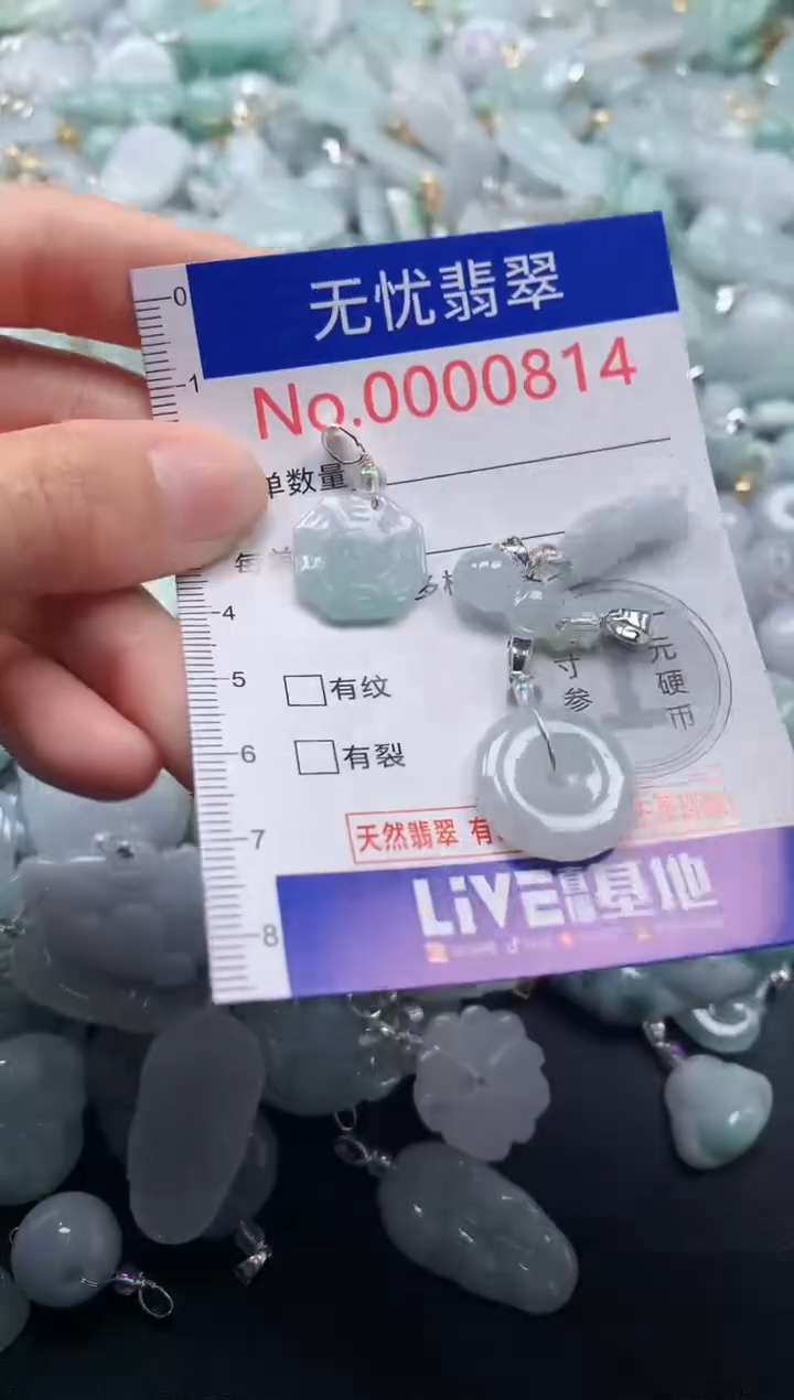 颈饰未镶嵌翡翠814