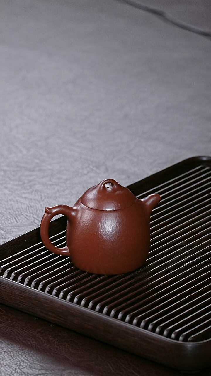 茶杯紫砂紫袍玉砂 秦权壶 田玲16目