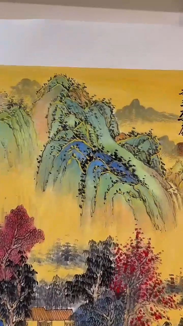 国画陈京广手绘绘画作品18-5
