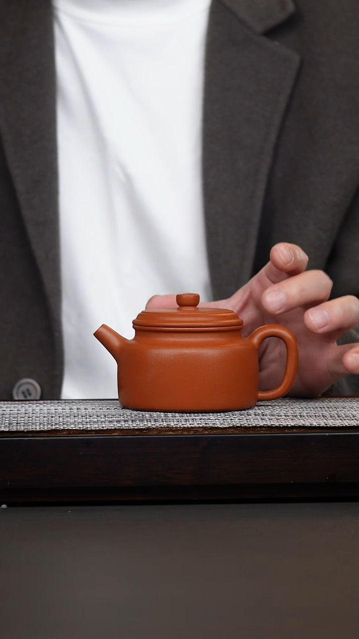 茶壶紫砂张*陵赵庄朱泥德钟
