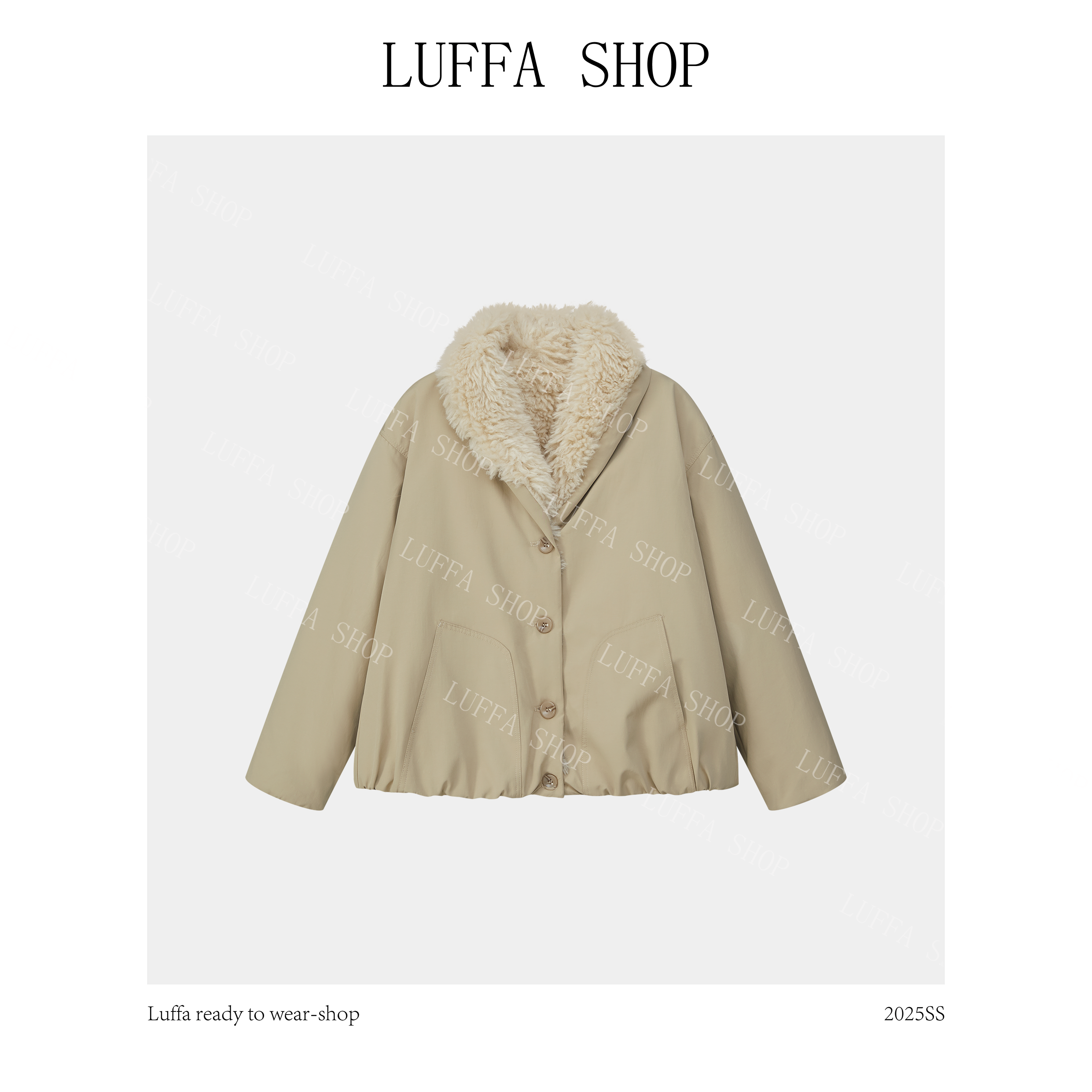 【Luffa shop】“暖暖巴克斯”韩版休闲复古保暖派克外套WT20251200