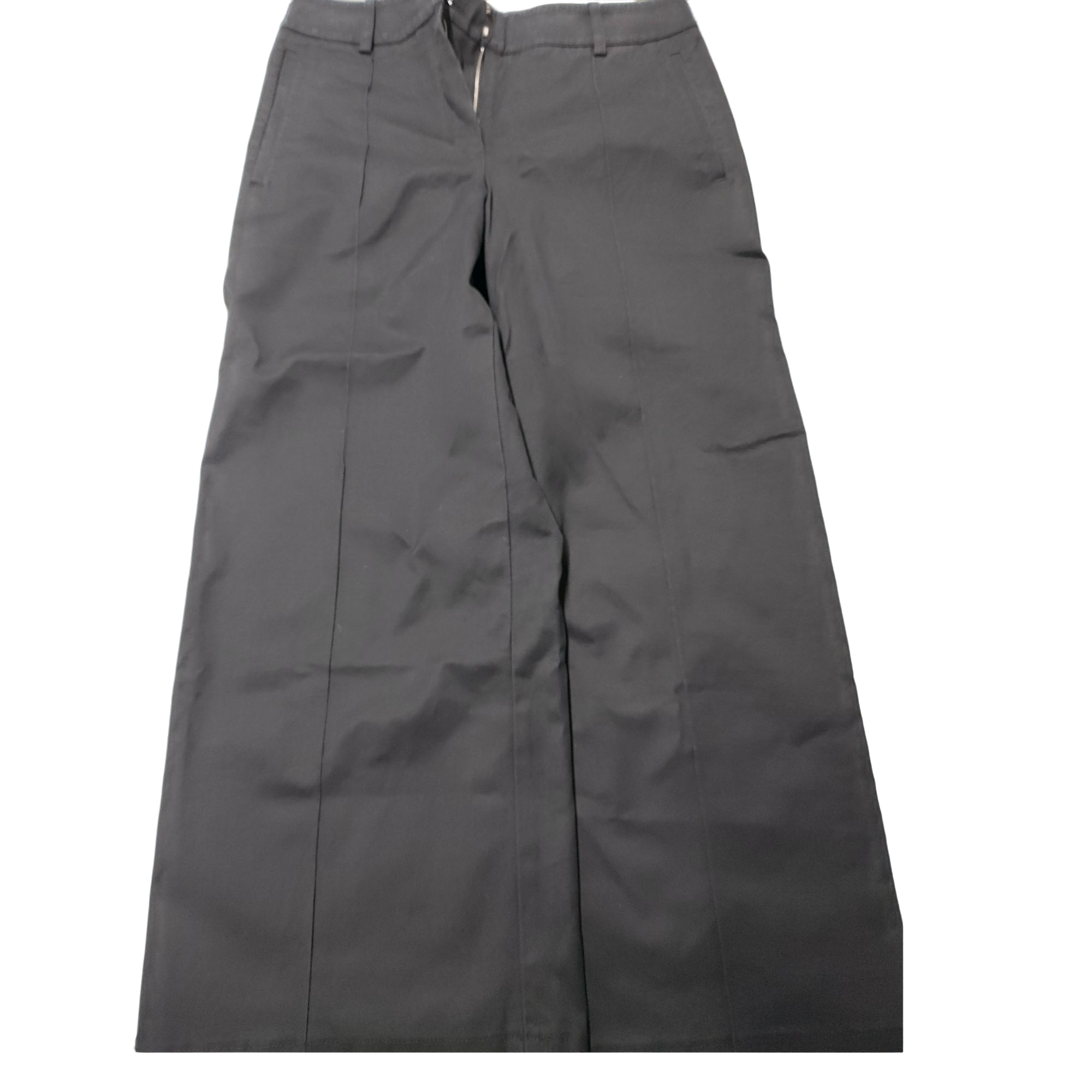 95新 Hermes/爱马仕 麦殿/黑色长裤38码/241229VZZWS52
