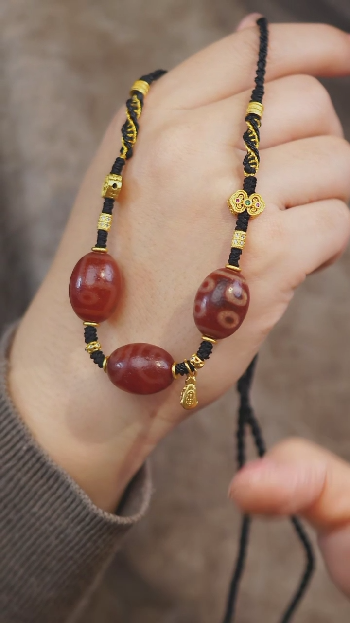 【闪购商品】玛瑙/玉髓项链未镶嵌多样性发其一