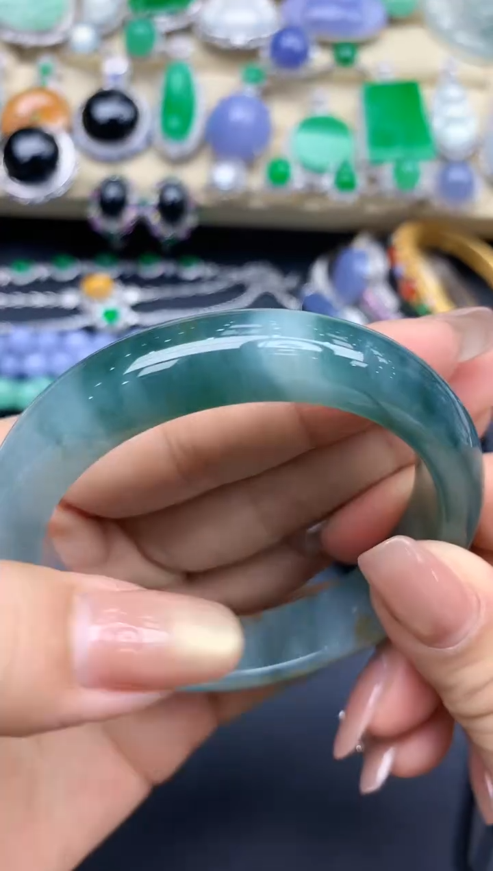 未镶嵌手镯翡翠357-中国好珍宝