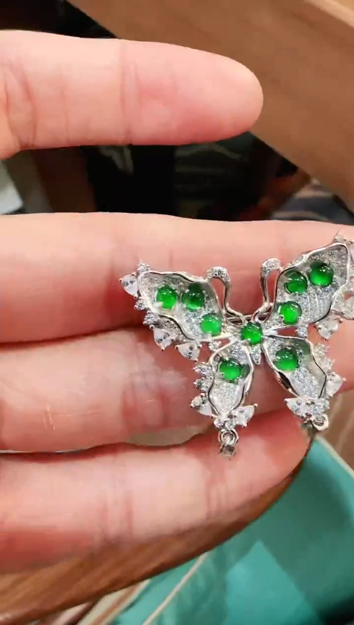 【闪购商品】翡翠吊坠(不含链)银S925镶嵌操作