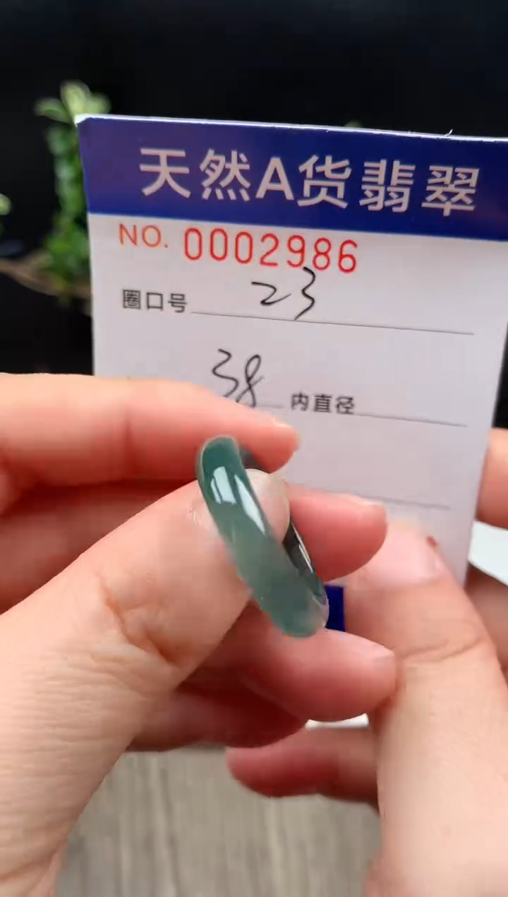 未镶嵌戒指翡翠23#