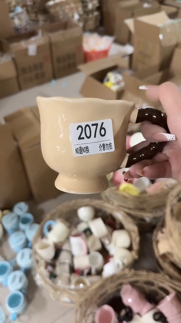 陶瓷手柄款微瑕四单包邮2076