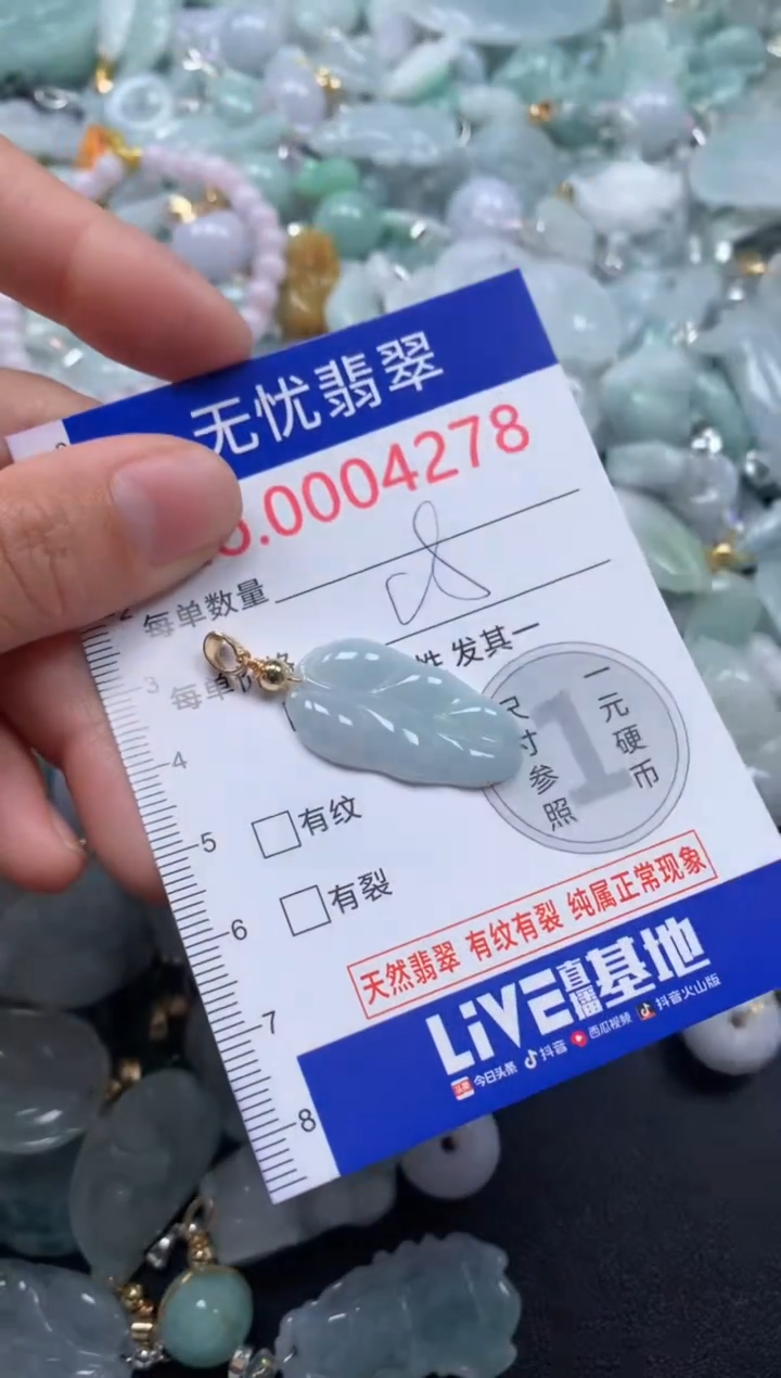 颈饰未镶嵌翡翠4278