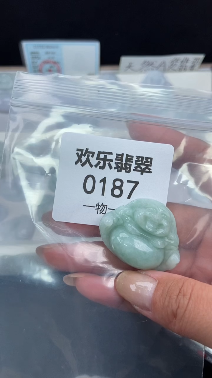 颈饰未镶嵌翡翠缅甸天然翡翠0187