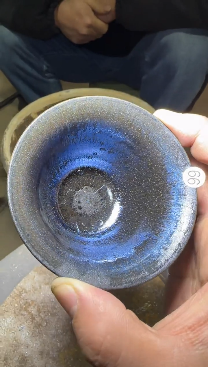 茶盏66号朱秋敏龙窑柴烧作品