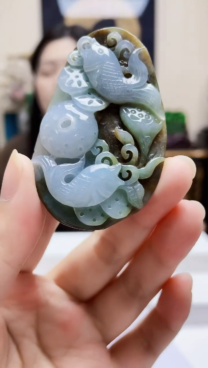 未镶嵌定制翡翠吊坠265