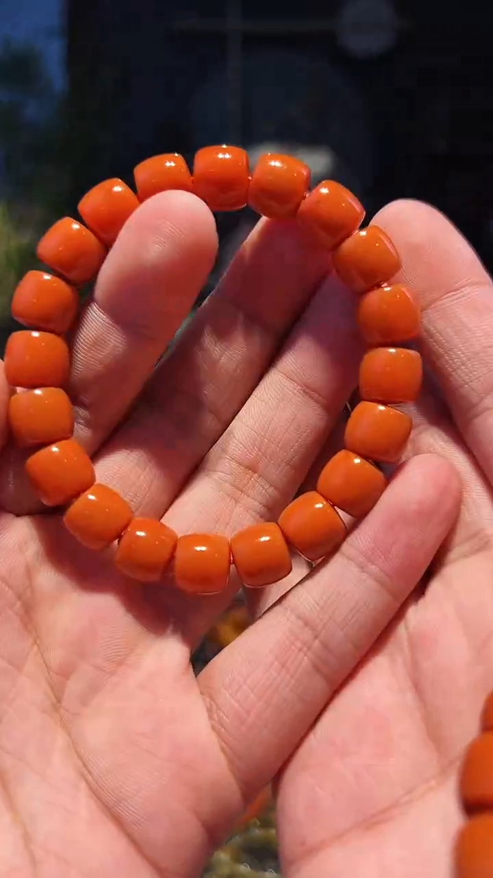 【闪购商品】南红玛瑙手串未镶嵌10+(柿1000)